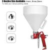 imageGoplus 145 Gallon Air Texture Gun Drywall Texture Sprayer with 3 Nozzle 40mm 60mm 80mm Air Hopper Spray Gun Perfect for Orange Peel Stucco Mud Knockdown Popcorn Ceiling