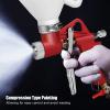 imageGoplus 145 Gallon Air Texture Gun Drywall Texture Sprayer with 3 Nozzle 40mm 60mm 80mm Air Hopper Spray Gun Perfect for Orange Peel Stucco Mud Knockdown Popcorn Ceiling