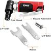 imageGoplus 14inch Angle Air Die Grinder 20000 RPM Free Speed w 14quot 18quot Collets and 2 Wrenches RedBlack