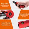 imageGoplus 14inch Compact Straight Air Die Grinder 25000 RPM Free Speed w 14quot 18quot Collets and 2 Wrenches RedBlack