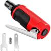 imageGoplus 14inch Compact Straight Air Die Grinder 25000 RPM Free Speed w 14quot 18quot Collets and 2 Wrenches RedBlack