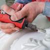 imageGoplus 14inch Compact Straight Air Die Grinder 25000 RPM Free Speed w 14quot 18quot Collets and 2 Wrenches RedBlack