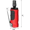 imageGoplus 14inch Compact Straight Air Die Grinder 25000 RPM Free Speed w 14quot 18quot Collets and 2 Wrenches RedBlack