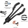 imageGoplus 14quot Rivet Nut Tool Professional Rivet Setter Kit w 7 Metric ampamp SAE Mandrels 70pcs Rivet Nuts Rugged Carrying Case UHandle and LaborSaving Design