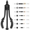 imageGoplus 14quot Rivet Nut Tool Professional Rivet Setter Kit w 7 Metric ampamp SAE Mandrels 70pcs Rivet Nuts Rugged Carrying Case UHandle and LaborSaving Design