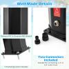 imageGoplus 159 Gallon Solar Heated Outdoor Shower 75 FT Freestanding Outdoor Shower with Shower Head and Foot Shower Tap for Outdoor Backyard Poolside Beach Pool Garden Black