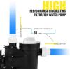 imageGoplus 15HP Swimming Pool Electric Pump Water Pump SPA DC 5040 GPH 112quot NPT Above Ground Pool Pump