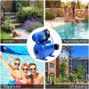 imageGoplus 16HP Shallow Well Pump with Pressure Tank 1000GPH5Gal Automatic Water Booster Jet Pump for Water Supply System Irrigation Water Pump for Home Garden ampamp Lawn 1200W BlueBlue