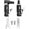 imageGoplus 2PCS Air Die Grinder Set StraightAngled Air Die Grinder Kit with 14 and 18 Collets Compact Air Power Die Grinder for Grinding Chamfering Polishing 2PCS Air Die Grinder Set