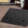 imageGoplus 2PCS Rubber Car Curb Ramps Portable Lightweight Threshold Ramp Set Heavy Duty Loading Ramp Slope Motorcycle Pad for Driveway Sidewalk Loading Dock 5quot Rise Black5 Rise