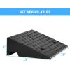 imageGoplus 2PCS Rubber Car Curb Ramps Portable Lightweight Threshold Ramp Set Heavy Duty Loading Ramp Slope Motorcycle Pad for Driveway Sidewalk Loading Dock 5quot Rise Black5 Rise