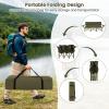 imageGoplus 3 Person Camping Chair for Adults Low Outdoor Folding Oversized Couch Chair wCup Holders ampamp Thick Padding HeavyDuty Lawn Chair for Beach Picnic Travel Supports 900 LBS 3Person SeatGreen