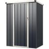 imageGoplus 38 x 28 FT Storage Shed Outdoor AllWeather Steel Utility Storage House wLockable Door Snapon Arrow Leaning Organizer Bike Tool Garden Sheds for Yard Lawn Patio