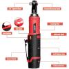 imageGoplus 38quot Cordless Ratchet Wrench 12V Electric Ratchet Wrench Set with Charger ampamp1500mAh LithiumIon Battery Variable Speed 28010 RPM Power Ratcheting Wrench Kit 1 Battery
