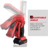 imageGoplus 4Tool Combo Kit 18V LithiumIon 12quot Cordless Drill Driver 14quot Impact Driver Reciprocating Saw and LED Flashlight Suitable for Wood Tile Steel and Brick Wall