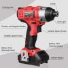 imageGoplus 4Tool Combo Kit 18V LithiumIon 12quot Cordless Drill Driver 14quot Impact Driver Reciprocating Saw and LED Flashlight Suitable for Wood Tile Steel and Brick Wall