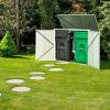 imageGoplus 6 x 3 Outdoor Storage Shed MultiPurpose Galvanized Steel Garden Shed with Air Vent and Lockable Door Tool Storage Shed for Backyard Patio ampamp Lawn