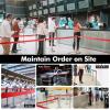 imageGoplus 6Pcs Stanchion Post Stainless Steel Stanchions with 65 Retractable Belt Posts Queue Pole 35quotHeight Crowd Control Barrier for Party Supplies RedRed