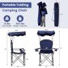 imageGoplus Camping Chair with Canopy Shade Folding Lawn Chair with Umbrella Cup Holder ampamp Carry Bag Portable Sunshade Chair for Adults for Beach Outdoor Travel Hiking Fishing BlueBlue
