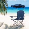 imageGoplus Camping Chair with Canopy Shade Folding Lawn Chair with Umbrella Cup Holder ampamp Carry Bag Portable Sunshade Chair for Adults for Beach Outdoor Travel Hiking Fishing BlueBlue
