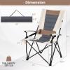 imageGoplus Camping Chairs Portable Lumbar Back Beach Chair Heightened Design for Adults wCup Holder ampamp Carrying Bag Folding Chair for Outside Fishing Hiking Picnic Lawn 330 LBS Weight Capacity2