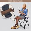 imageGoplus Camping Chairs Portable Lumbar Back Beach Chair Heightened Design for Adults wCup Holder ampamp Carrying Bag Folding Chair for Outside Fishing Hiking Picnic Lawn 330 LBS Weight Capacity2