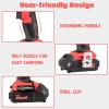 imageGoplus Cordless Drill 18V 12 Compact DrillDriver Kit 2Speed Electric Drill 1611 Clutch 390 Inlb Torque 22000mAh Lithium Ion Batteries Fast Charger Builtin LED