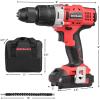 imageGoplus Cordless Drill 18V 12 Compact DrillDriver Kit 2Speed Electric Drill 1611 Clutch 390 Inlb Torque 22000mAh Lithium Ion Batteries Fast Charger Builtin LED