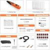 imageGoplus Cordless Rotary Tool Kit with 40 Accessories Liion 3Speed and USB Charging MultiPurpose Rotary Tool Set Perfect for Nail Polishing Cutting Wood Carving Engraving Polishing