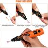imageGoplus Cordless Rotary Tool Kit with 40 Accessories Liion 3Speed and USB Charging MultiPurpose Rotary Tool Set Perfect for Nail Polishing Cutting Wood Carving Engraving Polishing