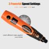 imageGoplus Cordless Rotary Tool Kit with 40 Accessories Liion 3Speed and USB Charging MultiPurpose Rotary Tool Set Perfect for Nail Polishing Cutting Wood Carving Engraving Polishing
