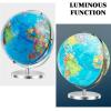 imageGoplus Desktop World Globe with LED Lights 720 Rotation Easy to Read Labels over 4000 Locations for Classroom Office