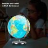 imageGoplus Desktop World Globe with LED Lights 720 Rotation Easy to Read Labels over 4000 Locations for Classroom Office