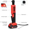 imageGoplus Electric Cordless Ratchet Wrench Set 12V 38 45 Nm Power Ratchet Wrench Tool Kit wLED Light 2 Packs 20Ah LithiumIon Battery Fast Charger 7pcs Sockets and 14quot Socket Adapter