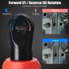 imageGoplus Electric Cordless Ratchet Wrench Set 12V 38 45 Nm Power Ratchet Wrench Tool Kit wLED Light 2 Packs 20Ah LithiumIon Battery Fast Charger 7pcs Sockets and 14quot Socket Adapter