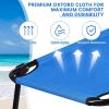 imageGoplus Folding Camping Cot Heavy Duty Collapsible Foldable Camping Bed for Adults Kids with NonSlip Foot Pad Indoor Outdoor Portable Sleeping Cot for Hiking Camping Fishing BlueBlue