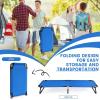 imageGoplus Folding Camping Cot Heavy Duty Collapsible Foldable Camping Bed for Adults Kids with NonSlip Foot Pad Indoor Outdoor Portable Sleeping Cot for Hiking Camping Fishing BlueBlue