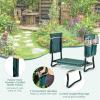 imageGoplus Garden Kneeler and Seat Foldable Garden Bench for Kneeling ampamp Sitting Widened 8quot EVA Soft Foam Pad HeavyDuty Garden Stool w 2 Large Tool Pouches Gardening Gift for Women Men SeniorsGreen