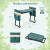 imageGoplus Garden Kneeler and Seat Foldable Garden Bench for Kneeling ampamp Sitting Widened 8quot EVA Soft Foam Pad HeavyDuty Garden Stool w 2 Large Tool Pouches Gardening Gift for Women Men SeniorsGreen