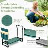 imageGoplus Garden Kneeler and Seat Foldable Garden Bench for Kneeling ampamp Sitting Widened 8quot EVA Soft Foam Pad HeavyDuty Garden Stool w 2 Large Tool Pouches Gardening Gift for Women Men SeniorsGreen