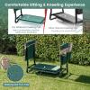 imageGoplus Garden Kneeler and Seat Foldable Garden Bench for Kneeling ampamp Sitting Widened 8quot EVA Soft Foam Pad HeavyDuty Garden Stool w 2 Large Tool Pouches Gardening Gift for Women Men SeniorsGreen