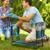 imageGoplus Garden Kneeler and Seat Foldable Garden Bench for Kneeling ampamp Sitting Widened 8quot EVA Soft Foam Pad HeavyDuty Garden Stool w 2 Large Tool Pouches Gardening Gift for Women Men SeniorsGreen