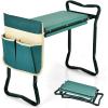 imageGoplus Garden Kneeler and Seat Foldable Garden Bench for Kneeling ampamp Sitting Widened 8quot EVA Soft Foam Pad HeavyDuty Garden Stool w 2 Large Tool Pouches Gardening Gift for Women Men SeniorsGreen