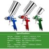 imageGoplus HVLP Air Spray Gun Set 2 Full Size ampamp 1 Detail Spray Guns w10mm14mm17mm Nozzles Auto Gravity Feed Spray Gun wAir Regulator Automotive Paint Spray Gun for Car Furniture Primer Basecoat