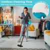 imageGoplus Handheld Steam Cleaner 1400W Pressurized Steam Cleaner wContinuous Steam wUnlimited Use Time 135 OZ Water Tank Child Lock ampamp 14Piece Accessory Kit Portable ChemicalFree Steamer MopBlue