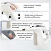 imageGoplus Handheld Steam Cleaner 1400W Pressurized Steam Cleaner wContinuous Steam wUnlimited Use Time 135 OZ Water Tank Child Lock ampamp 14Piece Accessory Kit Portable ChemicalFree Steamer MopGrey  White