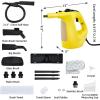 imageGoplus Handheld Steam Cleaner 1400W Pressurized Steam Cleaner wContinuous Steam wUnlimited Use Time 135 OZ Water Tank Child Lock ampamp 14Piece Accessory Kit Portable ChemicalFree Steamer MopYellow