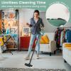 imageGoplus Handheld Steam Cleaner 1400W Pressurized Steam Cleaner wContinuous Steam wUnlimited Use Time 135 OZ Water Tank Child Lock ampamp 14Piece Accessory Kit Portable ChemicalFree Steamer MopGreen