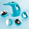 imageGoplus Handheld Steam Cleaner 1400W Pressurized Steam Cleaner wContinuous Steam wUnlimited Use Time 135 OZ Water Tank Child Lock ampamp 14Piece Accessory Kit Portable ChemicalFree Steamer MopBlue