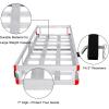 imageGoplus Hitch Cargo Carrier Aluminum Hitch Mount Cargo Basket with 500LBS Capacity Fits 2 Receiver 60 x 22 x 7 Trailer Hitch Cargo Carrier for Vehicle Car SUV Truck